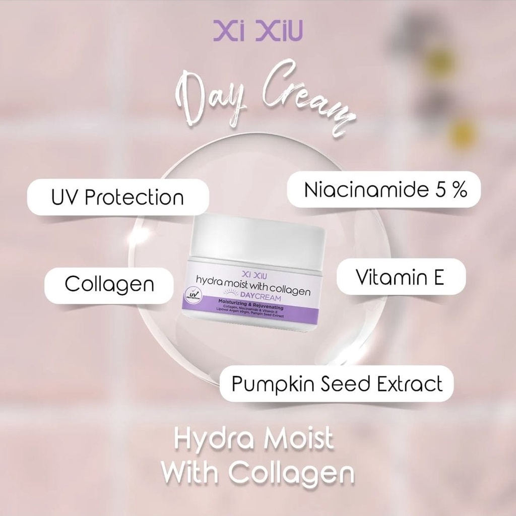 XI XIU Hydramoist With Collagen Serum / Day Cream / Night Cream