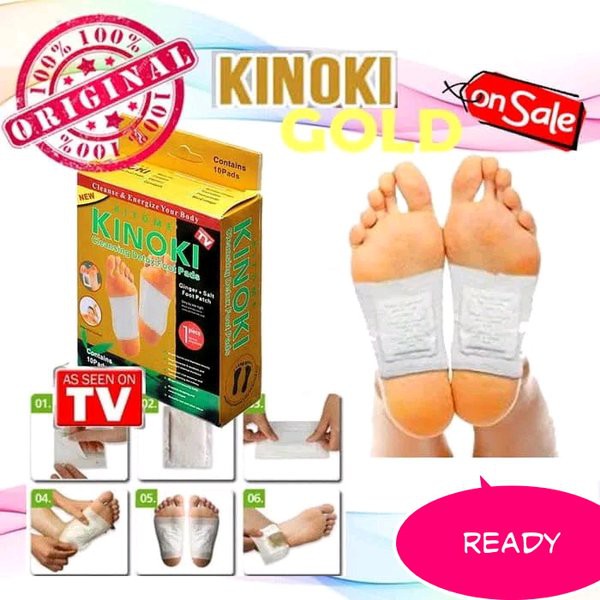 Koyo Herbal Kaki Kinoki Detox Original isi 10 pcs