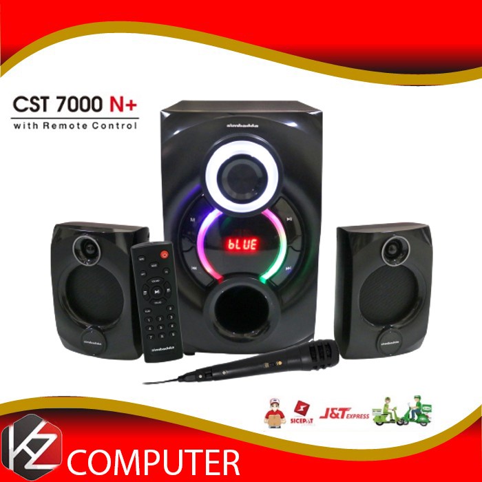 Speaker Bluetooth Simbadda CST 7000N+ Subwoofer Bass Power LED Display
