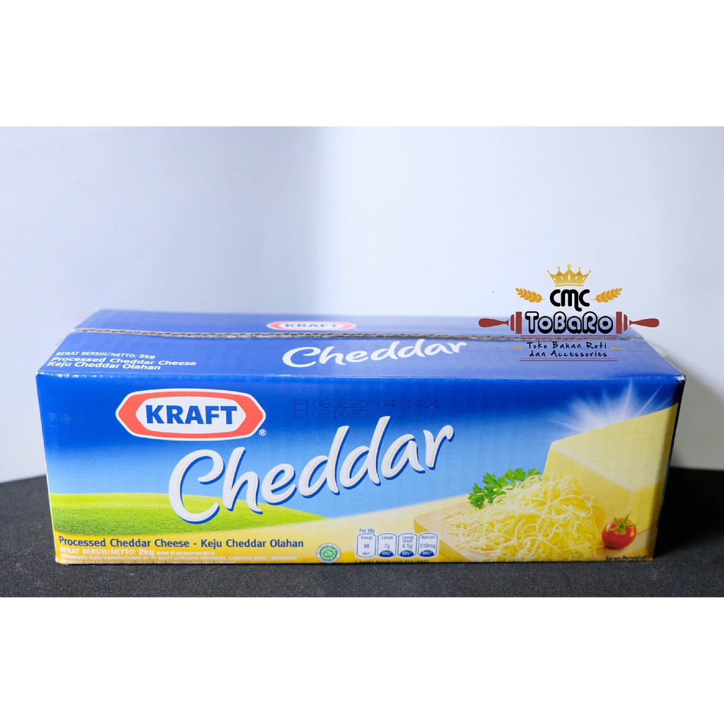 

Keju Kraft 2 Kg || Kraft Cheddar || Cheddar Cheese || Keju Serbaguna