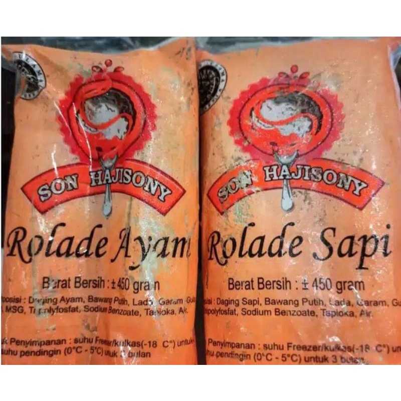 

Rolade Bakso Soni Bakso Sony SON Haji Sony Rolade Ayam dan Sapi ORIGINAL LAMPUNG 450 Gram