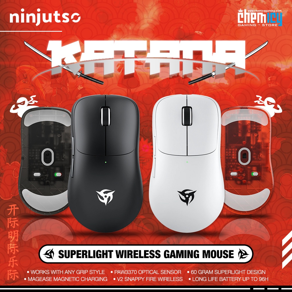 Ninjutso Katana Superlight Wireless Gaming Mouse
