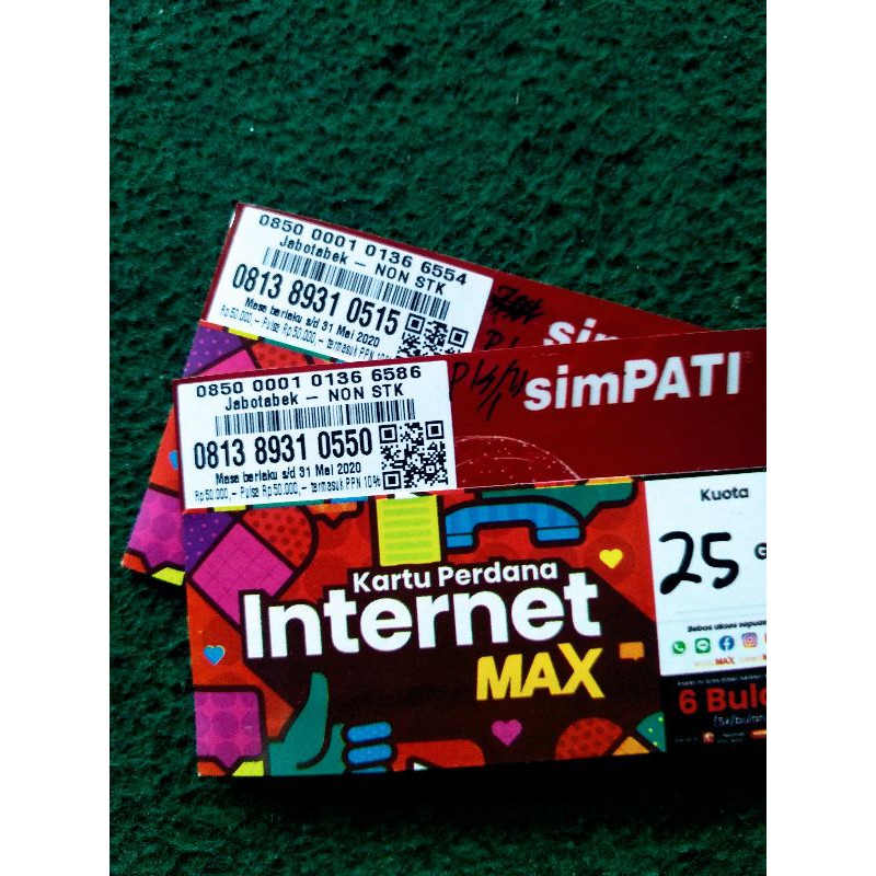 kartu perdana unlimited max telkomsel 25gb murah