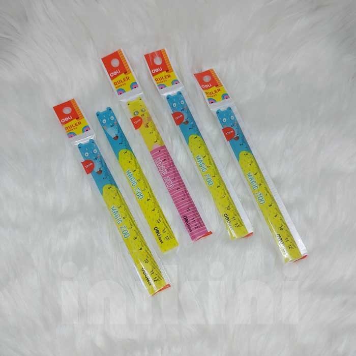 

Penggaris Mistar Mini Deli Karakter Kartun Lucu - 12 cm