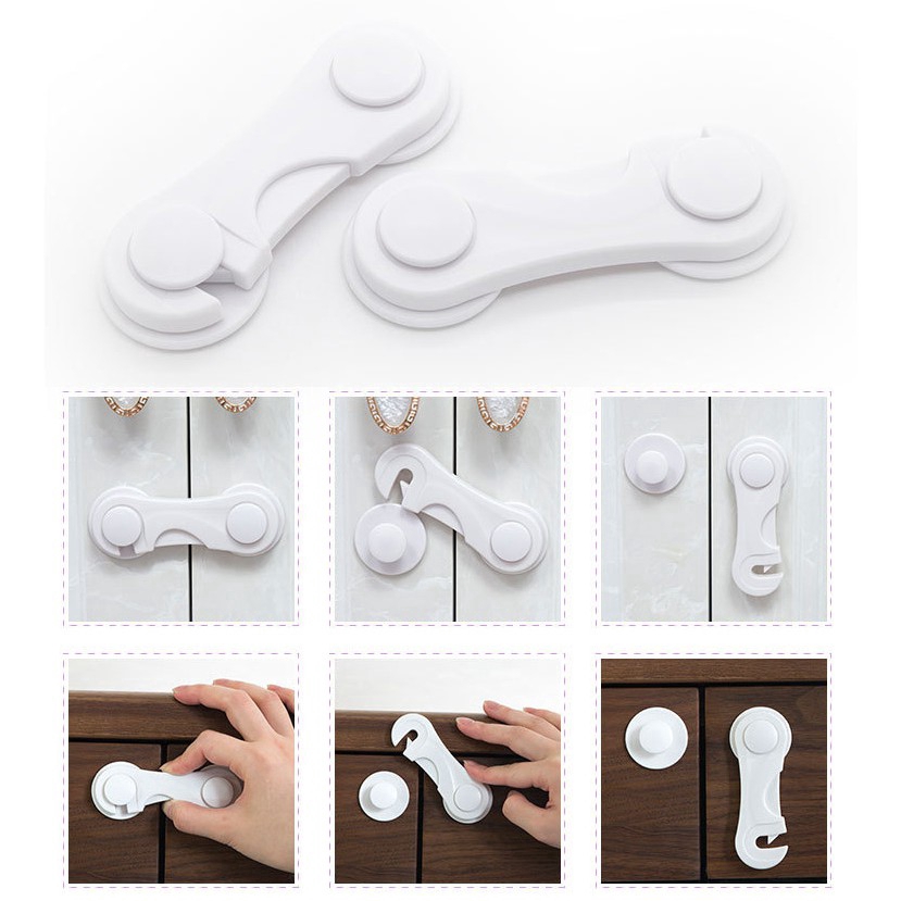 Cis 2pcs 9 5cm Multi Function Child Baby Safety Lock Cupboard