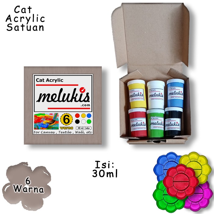 

Cat Lukis Acrylic MELUKIS 30ml Satuan