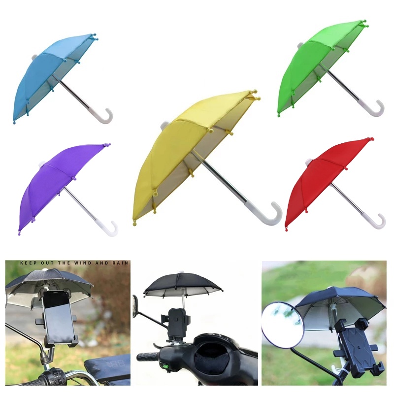 Holder Payung Mini Portabel Tahan Air Untuk Dekorasi Sepeda Motor
