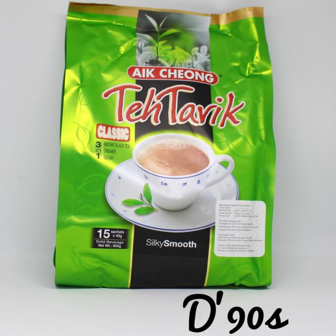 

Teh-Bubuk- Aik Cheong Teh Tarik isi 15 sachets -Dijamin-Halal.