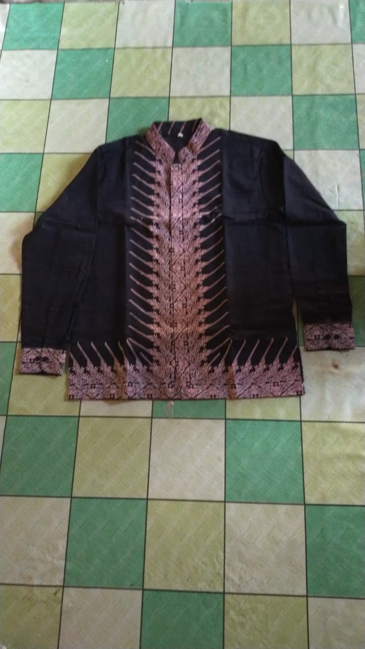 Batik Solo Modern Setelan Sarung Dan Koko Batik Modang