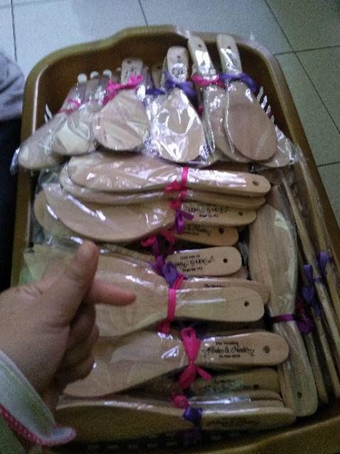 Centong Kayu Daun Lancip Murah Unik