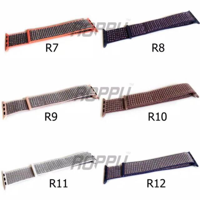 Roppu NEW MULTICOLORS nylon strap for apple watch all series