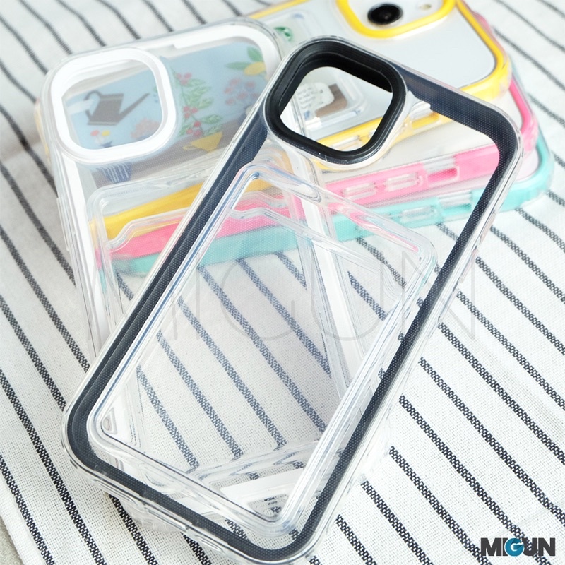 (2) Card Holder with Three Layers Case for iPhone 6 7 8 Plus X XS MAX XR 11 12 13 PRO MAX MINI
