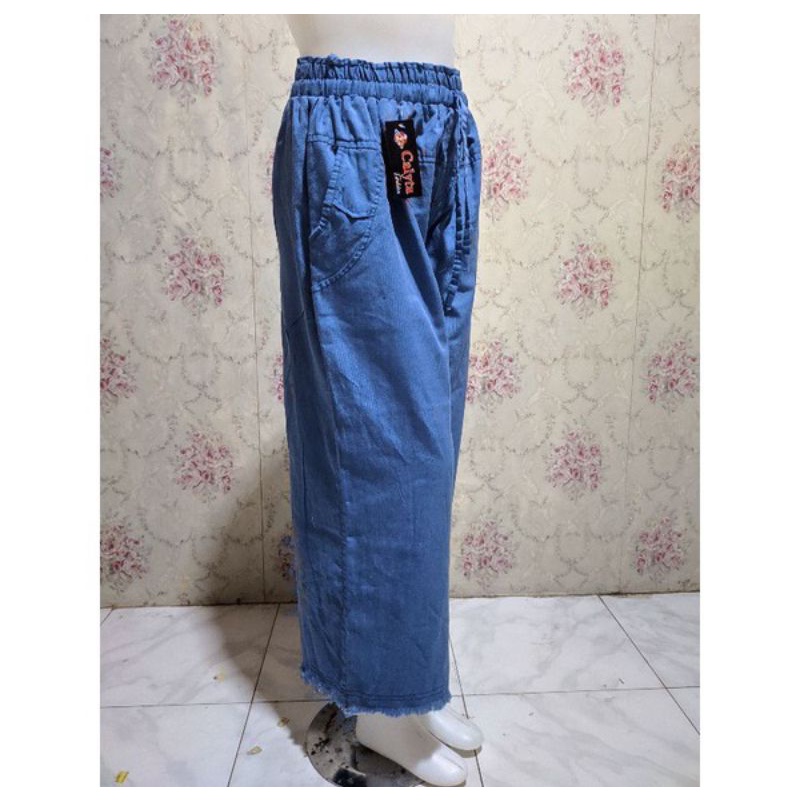 KULOT JEANS RAWIS CELANA KULOT JEANS RAWIS JEANS KULOT RAWIS HIGHTWAIST