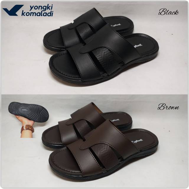 COD SANDAL  LEBARAN KULIT  PRIA  YONGKI KOMALADI Shopee 