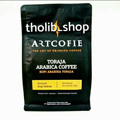 

Artcofie toraja arabica coffe ground (kopi bubuk) 200 gr