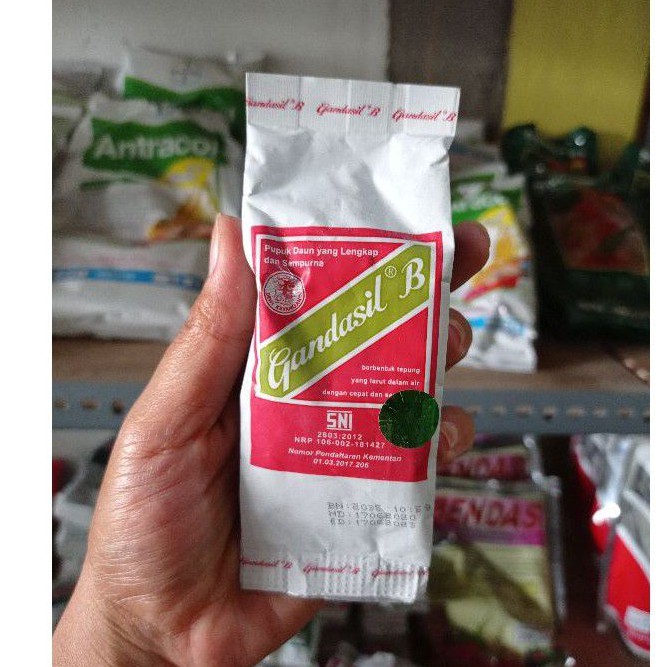 GANDASIL B 100G //PUPUK GANDASIL B //PUPUK BUAH GANDASIL