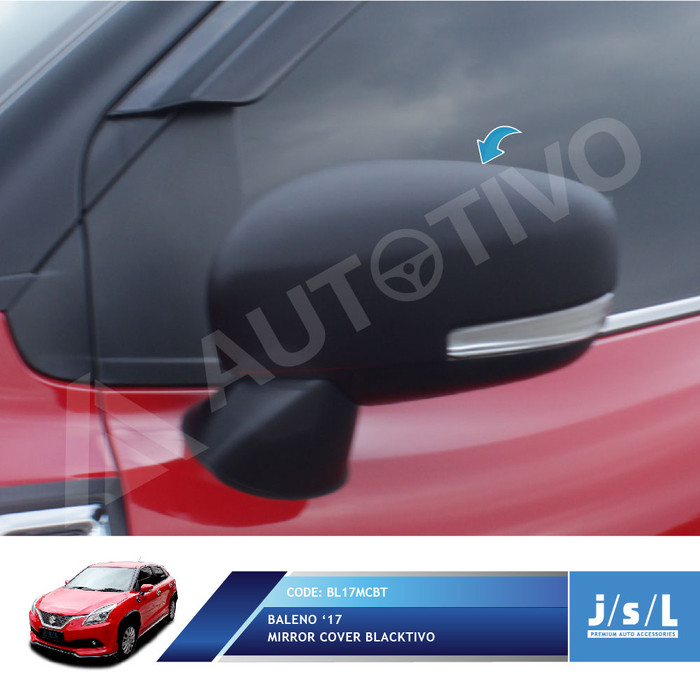 Cover Spion Suzuki Baleno Hatchback Mirror Cover Hitam Doff