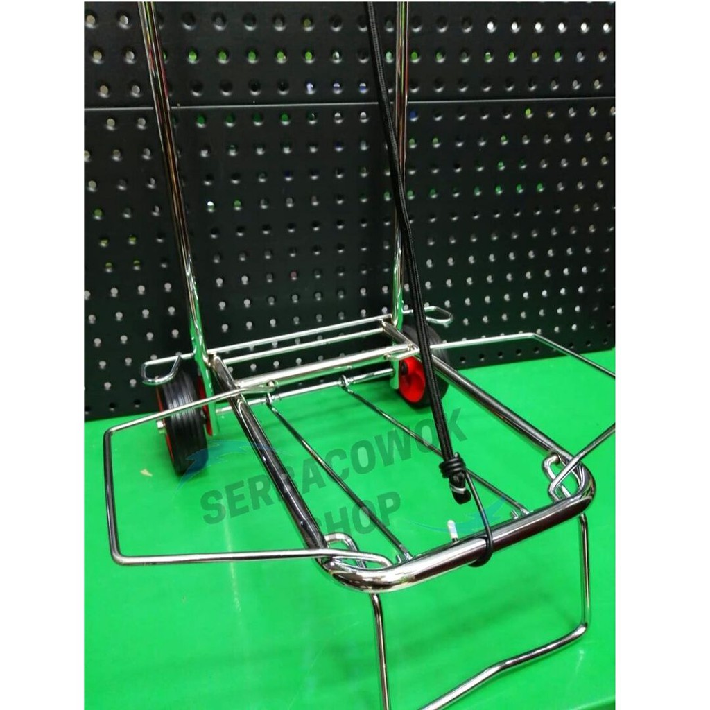 Trolley Lipat Mini Trolly Lipat Besi Chrome Serbaguna Troli Barang Termurah Berkualitas