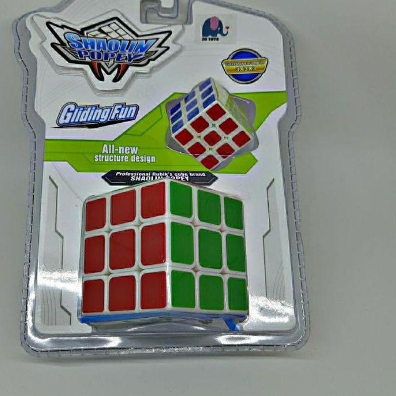 MAINAN RUBIK KOTAK KUBUS MAGIC CUBE PUZZLE MERK YOYO ISI 2 PCS BESAR