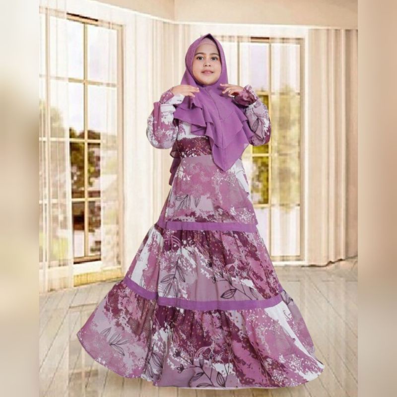 Gamis Fashion Muslim Anak Azka