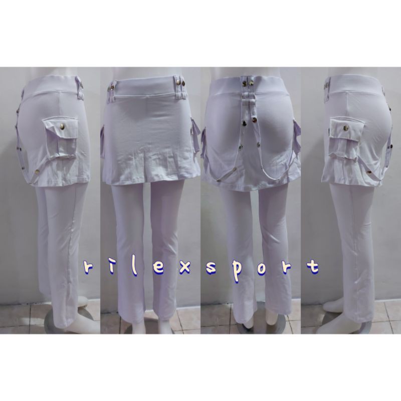 Celana Senam/Celana Senam CBR Rok Kantong Rantai Katun Spandek Super