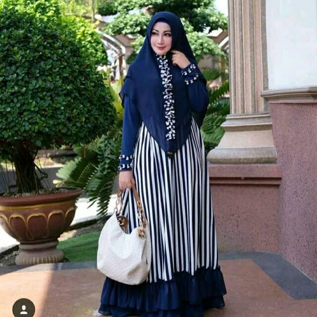 Gamis set/gamis jersey/hijab ceruty