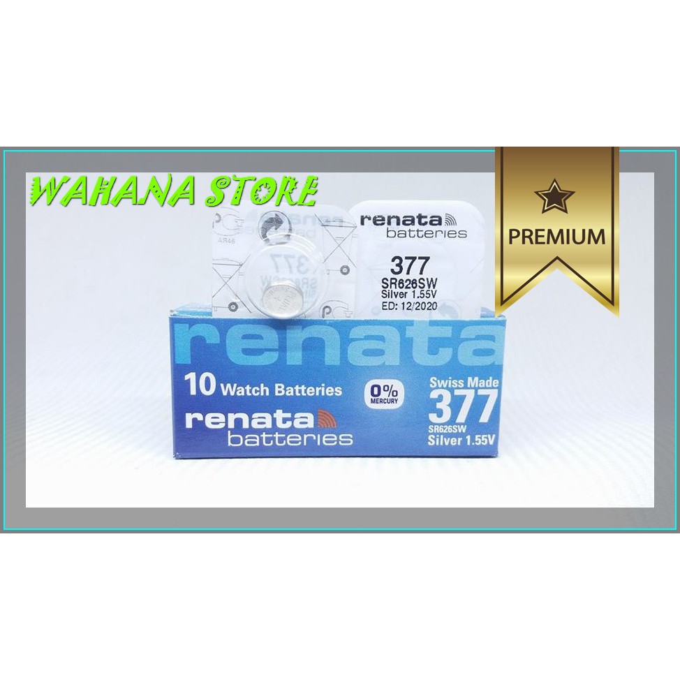 BATTERY BATERE BATREI RENATA SR 626SW RENATA 377 ORIGINAL