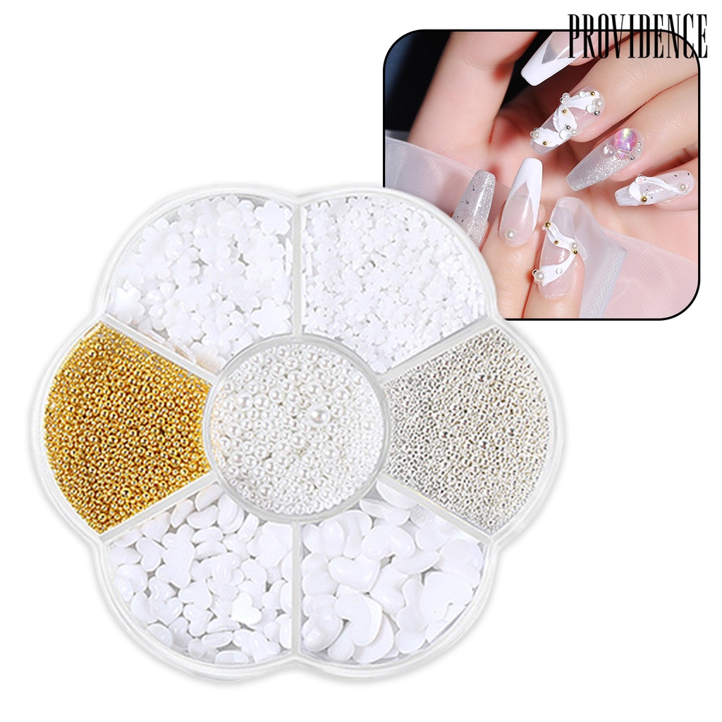 Providence 1Box Manicure Decoration Universal Wide Application Resin Nail Art Accessories Pearl Sequins for Photography