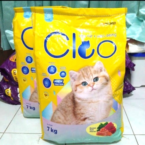 Makanan Kucing Cleo Kitten Ocean Fish 7kg - Expedisi Makanan Kucing Cleo Kitten