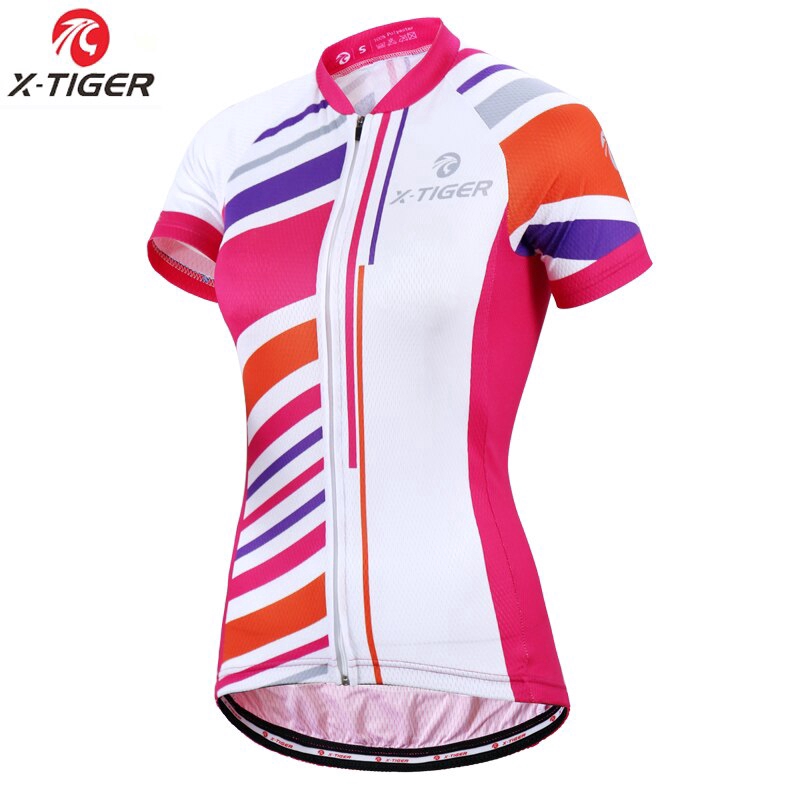 

X-Tigre Kemeja bersepeda kemeja pakaian sepeda gunung 100% polyester sepeda pakaian bersepeda
