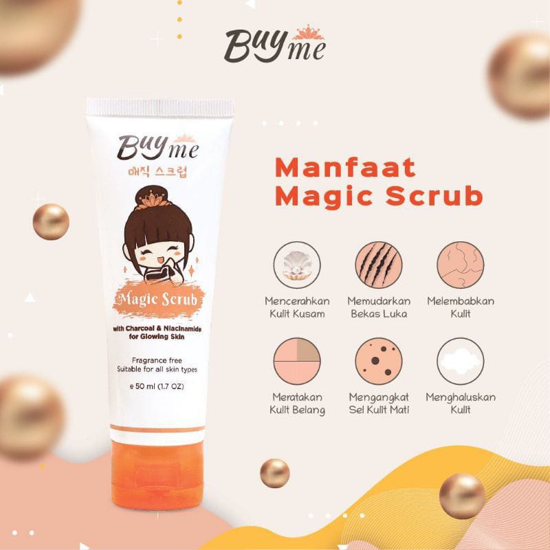 BUYME MAGIC SCRUB TUBE 50 ML - MAGIC SCRUB 10 ML