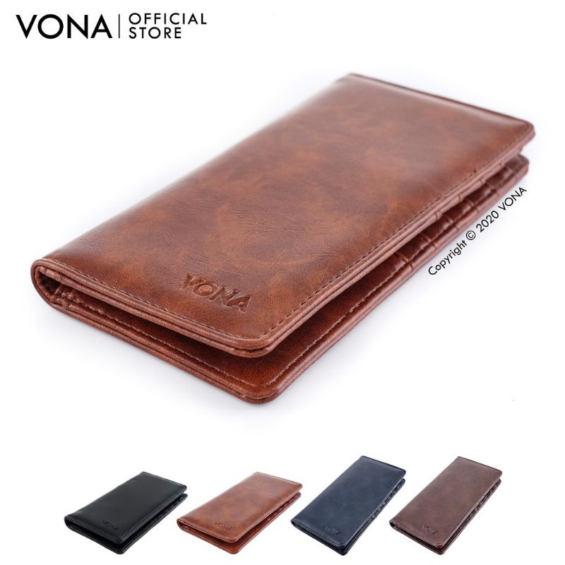 VONA DOMPET PRIA PANJANG KULIT PU-HUNTER