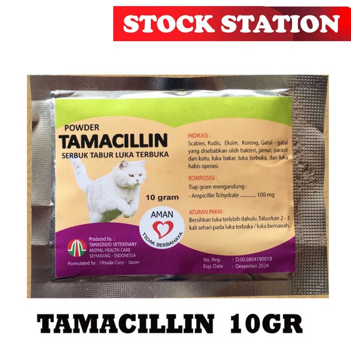 Tamacilin - Obat bubuk tabur untuk luka terbuka