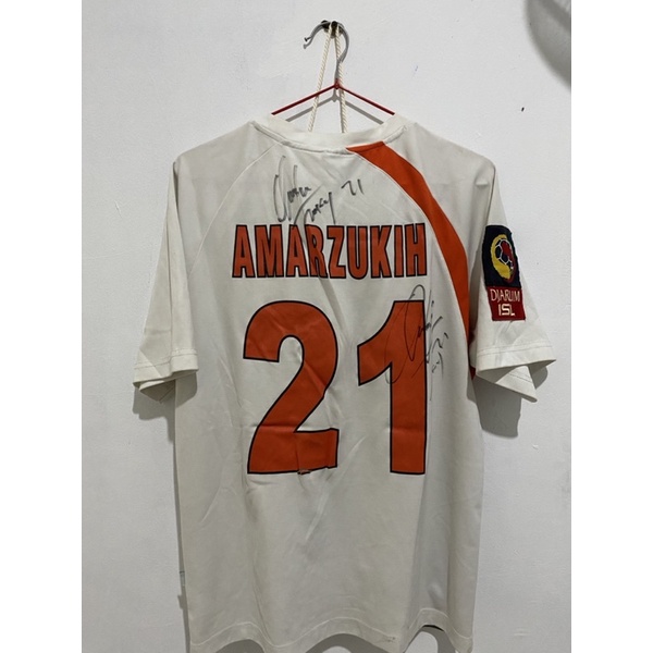 jersey persija 2010 away matchworn mw amarzukih