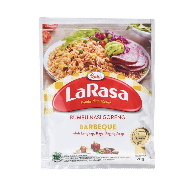 

Sasa LaRasa Bumbu Nasi Goreng Barbeque - 20gr