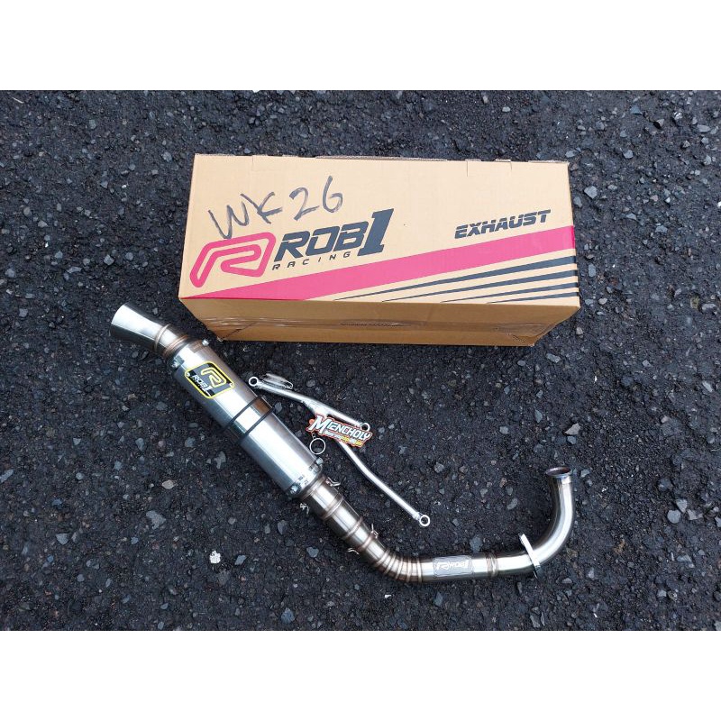 KNALPOT ROB1 MIO 200 CC TYPE DB19 ROB 1 RACING ORIGINAL