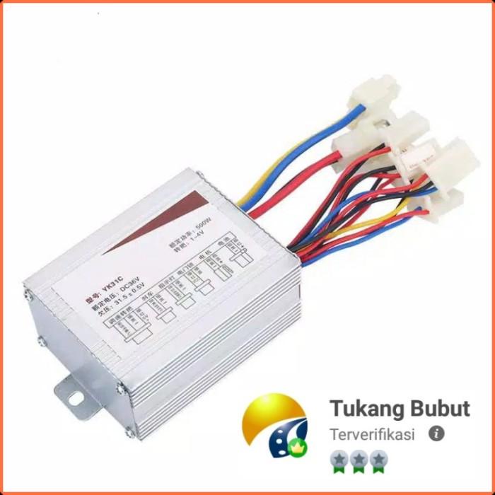 Controller kontroler sepeda listrik 36v 500watt 500w brushed selis