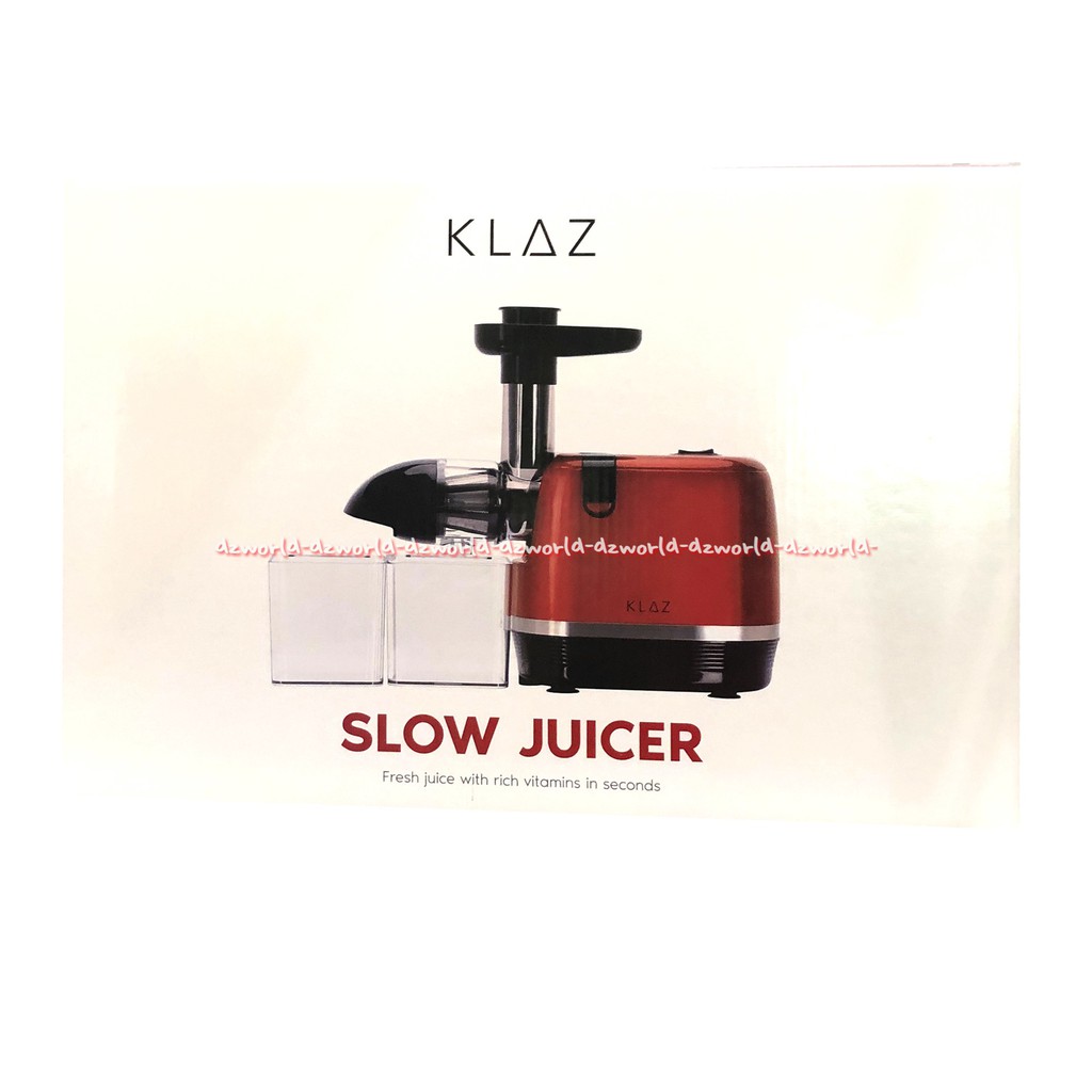 Klaz Slow Juicer Alat Mesin Pembuat Juice Buah Red Alat Mesin Jus Buah Klas