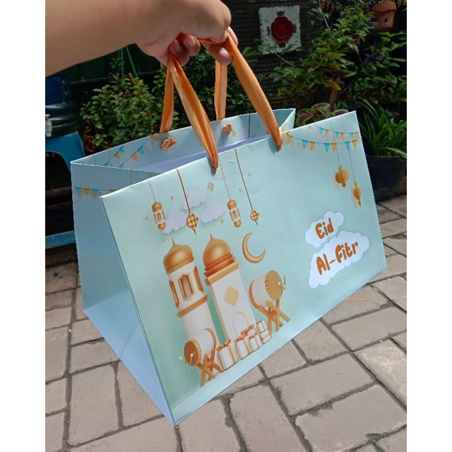 

PAPERBAG EID MUBAROK, PAPERBAG LEBARAN, PAPERBAG KUE KERING