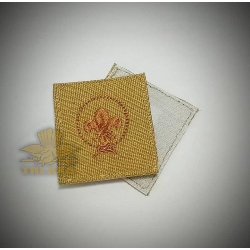 badge bordir wosm - patch bordir - badge perekat velcro