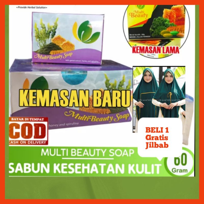 rizfaimelda Sabun MBS MultiBeauty Soap Gratis  Jilbab  / Jaring Original Sabun Multi Beauty