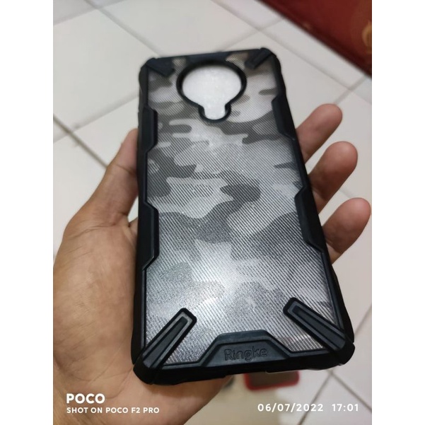 CASE RINGKE & soft case POCO F2 Pro (bekas like new)