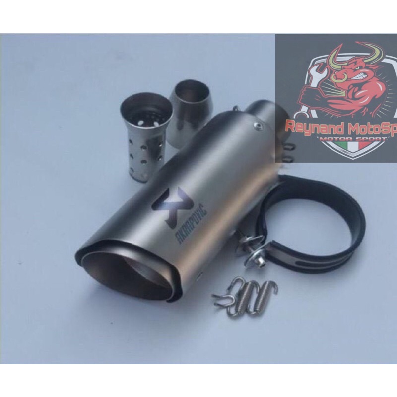 Knalpot Akrapovic Short Import Original Ninja 250fi Cbr250fi R25 Vixion Cbr150r Gsx150 Cb150r