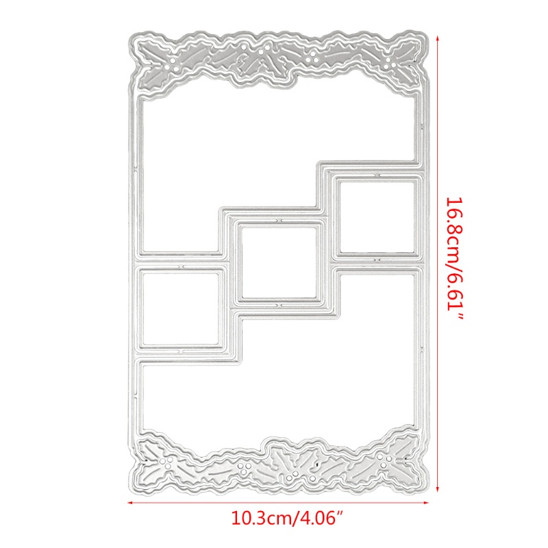 Cetakan Stensil Cutting Dies Motif Tangga Bahan Baja Karbon Untuk Scrapbook / Craft DIY Cr