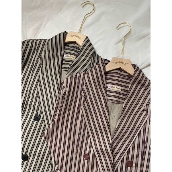 Cuci gudang stripes blazer