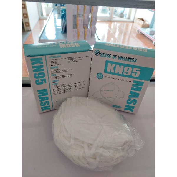 MASKER KN95 N95 MEDIS SENSE OF WELLNESS 5PLY EARLOOP KUPING 5 LAPIS ISI 12 PCS