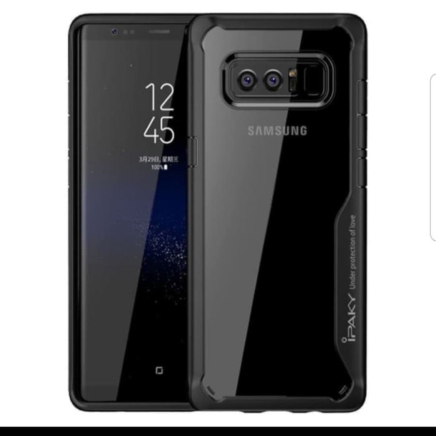 SAMSUNG NOTE 8 NOTE 9 NOTE 10+  CASE SHOCKPROOF BUMPER BENING HARDCASE IPAKY BENING HARD BUMPER FUSION CASE NOTE 10 PLUS