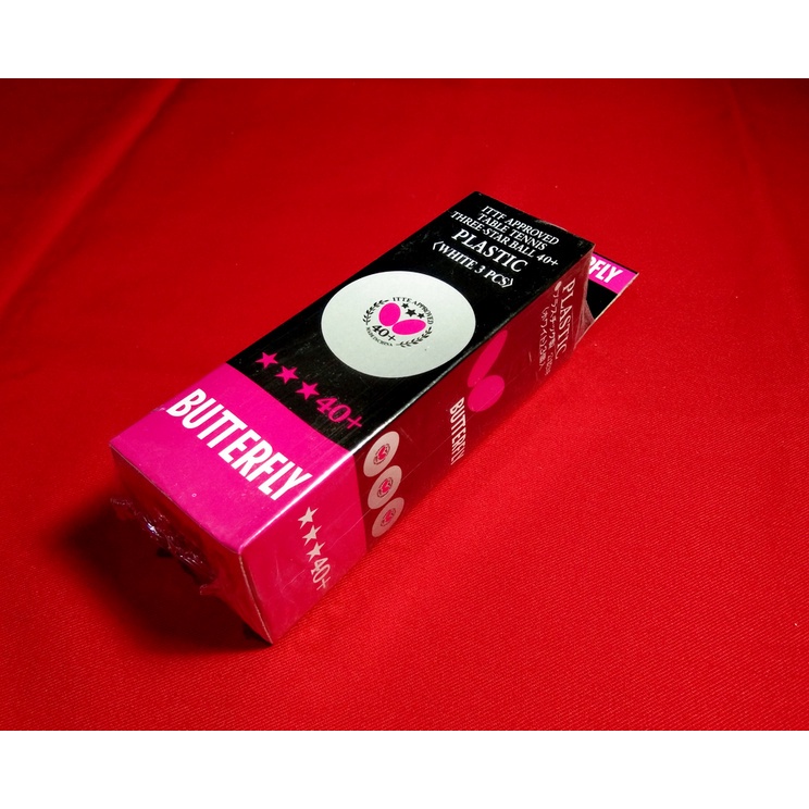 

Butterfly Bola Pingpong @1 pack isi 3 pcs ( IRRA STORE )