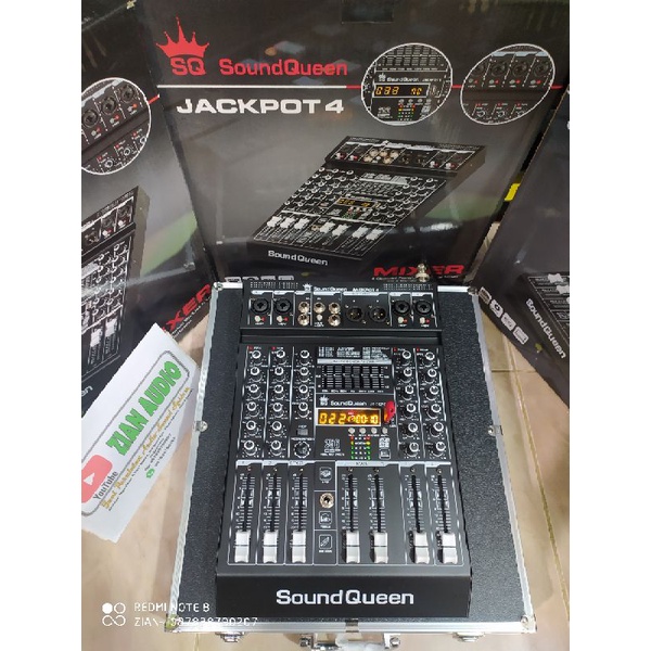 Mixer Soundqueen Jackpot 4 original plus harcase koper