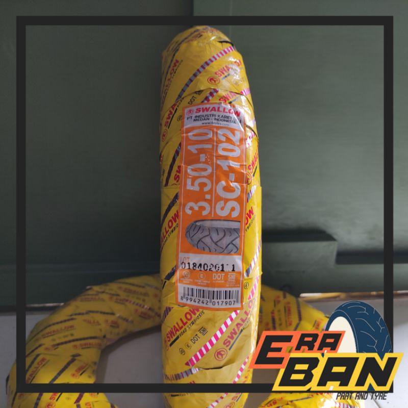 BAN SWALLOW X BLADE SC 102 350 RING 10 TUBETYPE VESPA CLASSIC